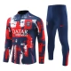 Paris Saint Germain Træningssæt 2024-25 - 1-4 Zip Blå