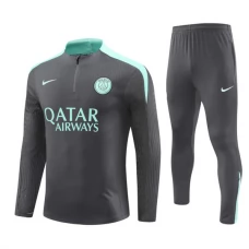 Paris Saint Germain Træningssæt 2024-25 - 1-4 Zip Grå