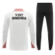 Paris Saint Germain Træningssæt 2024-25 - 1-4 Zip Hvid Pink