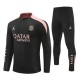 Paris Saint Germain Træningssæt 2024-25 - 1-4 Zip Sort Pink
