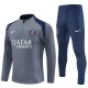 Paris Saint Germain Træningssæt 2025-26 - 1-4 Zip Grå