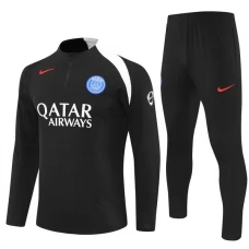 Paris Saint Germain Træningssæt Børn 2025-26 - 1-4 Zip Sort
