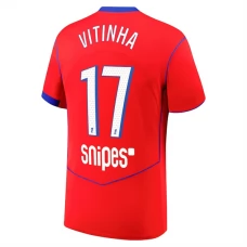 Paris Saint Germain Vitinha 17 Tredjetrøje 2025-26 Fodboldsæt