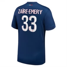 Paris Saint Germain Zaire-Emery 33 Hjemmebanetrøje 2024-25 Fodboldsæt