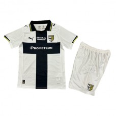 Parma Calcio 1913 Børn Hjemmebanetrøje 2025-26 Fodboldsæt