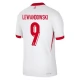 Polen EM 2024 Lewandowski 9 Hjemmebanetrøje Fodboldsæt