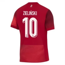 Polen EM 2024 Zieliński 10 Udebanetrøje Fodboldsæt