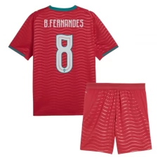 Portugal B.Fernandes 8 VM Hjemmebanetrøje 2026 Børn