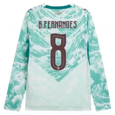 Portugal B.Fernandes 8 VM Udebanetrøje 2026 Langærmet