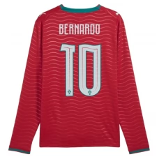 Portugal Bernardo 10 VM Hjemmebanetrøje 2026 Langærmet