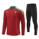 Portugal Børn Træningssæt 2024-25 - 1-4 Zip Rød