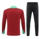 Portugal Børn Træningssæt 2024-25 - 1-4 Zip Rød