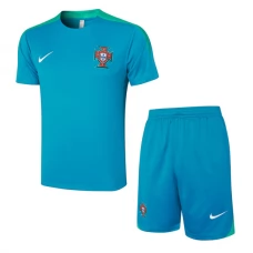 Portugal Børn Træningstrøje Sæt 2024-25 - Shorts Blå
