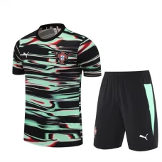 Portugal Børn Træningstrøje Sæt 2025-26 - Shorts Sort Grøn