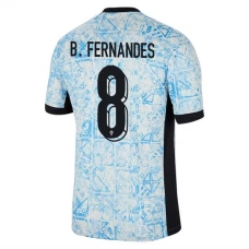 Portugal EM 2024 B.Fernandes 8 Udebanetrøje Fodboldsæt