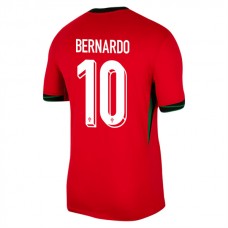 Portugal EM 2024 Bernardo 10 Hjemmebanetrøje Fodboldsæt