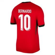 Portugal EM 2024 Bernardo 10 Hjemmebanetrøje Fodboldsæt