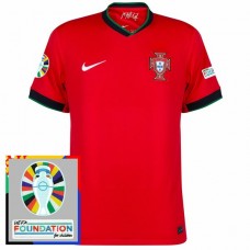 Portugal EM 2024 Hjemmebanetrøje Fodboldsæt Patch