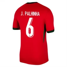 Portugal EM 2024 J.Palhinha 6 Hjemmebanetrøje Fodboldsæt