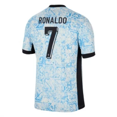 Portugal EM 2024 Ronaldo 7 Udebanetrøje Fodboldsæt