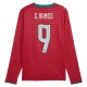 Portugal G.Ramos 9 VM Hjemmebanetrøje 2026 Langærmet