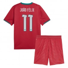 Portugal João Félix 11 VM Hjemmebanetrøje 2026 Børn