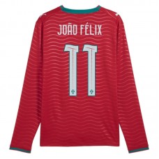 Portugal João Félix 11 VM Hjemmebanetrøje 2026 Langærmet