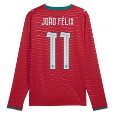 Portugal João Félix 11 VM Hjemmebanetrøje 2026 Langærmet
