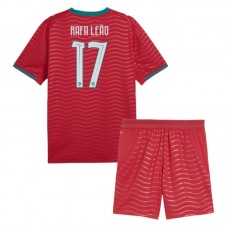 Portugal Rafael Leao 17 Hjemmebanetrøje 2026 Børn