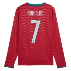 Portugal Ronaldo 7 VM Hjemmebanetrøje 2026 Langærmet