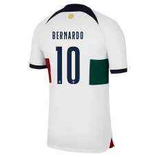 Portugal VM Trøje 2022 Bernardo Silva 10 Udebanetrøje