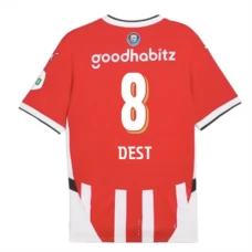 PSV Eindhoven Dest 8 Hjemmebanetrøje 2024-25 Fodboldsæt