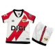 Rayo Vallecano Børn Hjemmebanetrøje 2025-26 Fodboldsæt