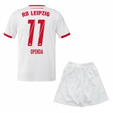 RB Leipzig Børn Openda 11 Hjemmebanetrøje 2025-26 Fodboldsæt