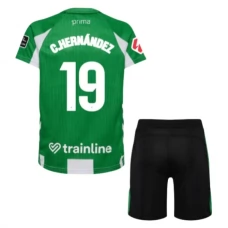 Real Betis Balompié Børn C.Hernández 19 Hjemmebanetrøje 2025-26 Fodboldsæt