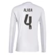 Real Madrid Alaba 4 Hjemmebanetrøje 2025-26 Langærmet Fodboldsæt