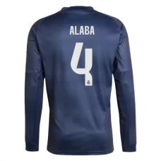 Real Madrid Alaba 4 Udebanetrøje 2025-26 Langærmet Fodboldsæt