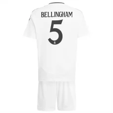 Real Madrid Børn Bellingham 5 Hjemmebanetrøje 2024-25 Fodboldsæt