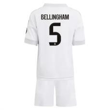 Real Madrid Børn Bellingham 5 Hjemmebanetrøje 2025-26 Fodboldsæt