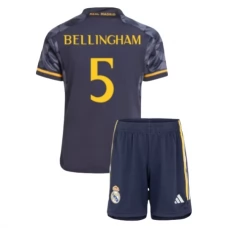Real Madrid Børn Bellingham 5 Udebanetrøje 2023-24 Fodboldsæt