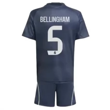 Real Madrid Børn Bellingham 5 Udebanetrøje 2025-26 Fodboldsæt