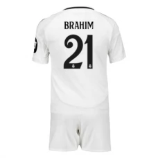 Real Madrid Børn Brahim 21 Hjemmebanetrøje 2024-25 Fodboldsæt