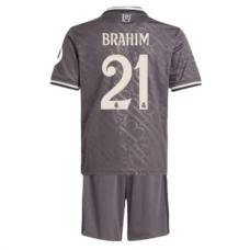Real Madrid Børn Brahim 21 Tredjetrøje 2024-25 Fodboldsæt