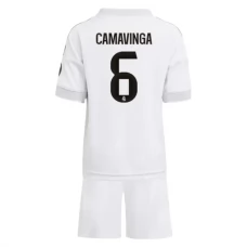 Real Madrid Børn Camavinga 6 Hjemmebanetrøje 2025-26 Fodboldsæt