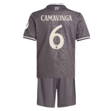 Real Madrid Børn Camavinga 6 Tredjetrøje 2024-25 Fodboldsæt