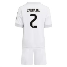 Real Madrid Børn Carvajal 2 Hjemmebanetrøje 2025-26 Fodboldsæt