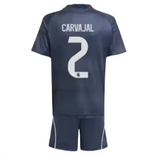 Real Madrid Børn Carvajal 2 Udebanetrøje 2025-26 Fodboldsæt