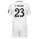 Real Madrid Børn F.Mendy 23 Hjemmebanetrøje 2024-25 Fodboldsæt