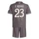 Real Madrid Børn F.Mendy 23 Tredjetrøje 2024-25 Fodboldsæt