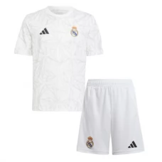 Real Madrid Børn Hjemmebanetrøje Pre-Match 2024-25 Fodboldsæt